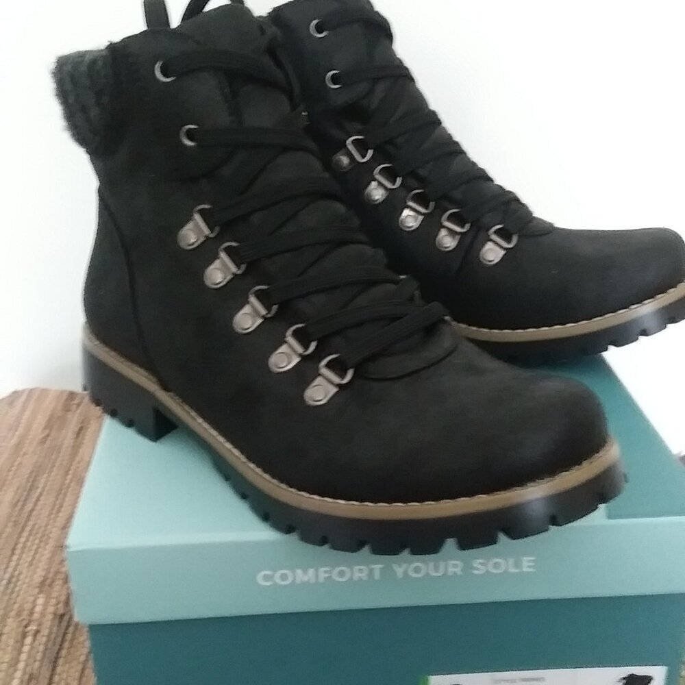 🏞️ White Mountain Cliffs Women's Boots 8.5 NIB Trail-Inspired Lace + Zip